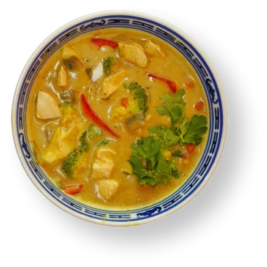 Thai curry with chicken